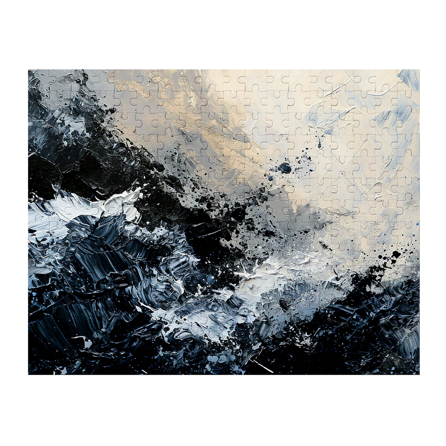 Surge - Premium Jigsaw Puzzle - Dark, Oceanic, Turbulant, Abstract - Multiple Sizes Available