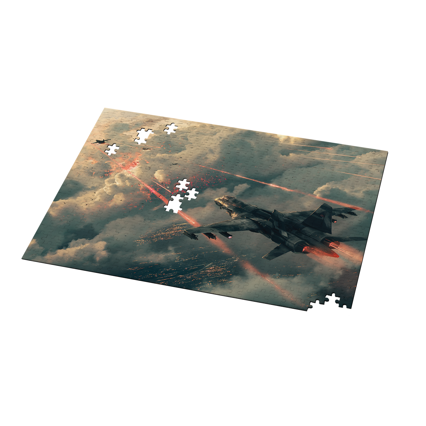 Engagement - Premium Jigsaw Puzzle - Aerial Combat, Action Packed, Modern - Multiple Sizes Available