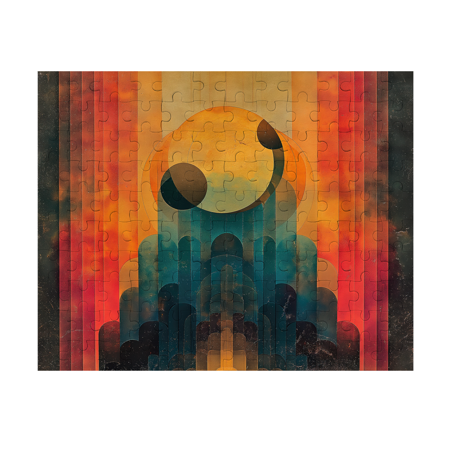 Ecliptic - Premium Jigsaw Puzzle, Vibrant, Sci-fi - Multiple Sizes Available