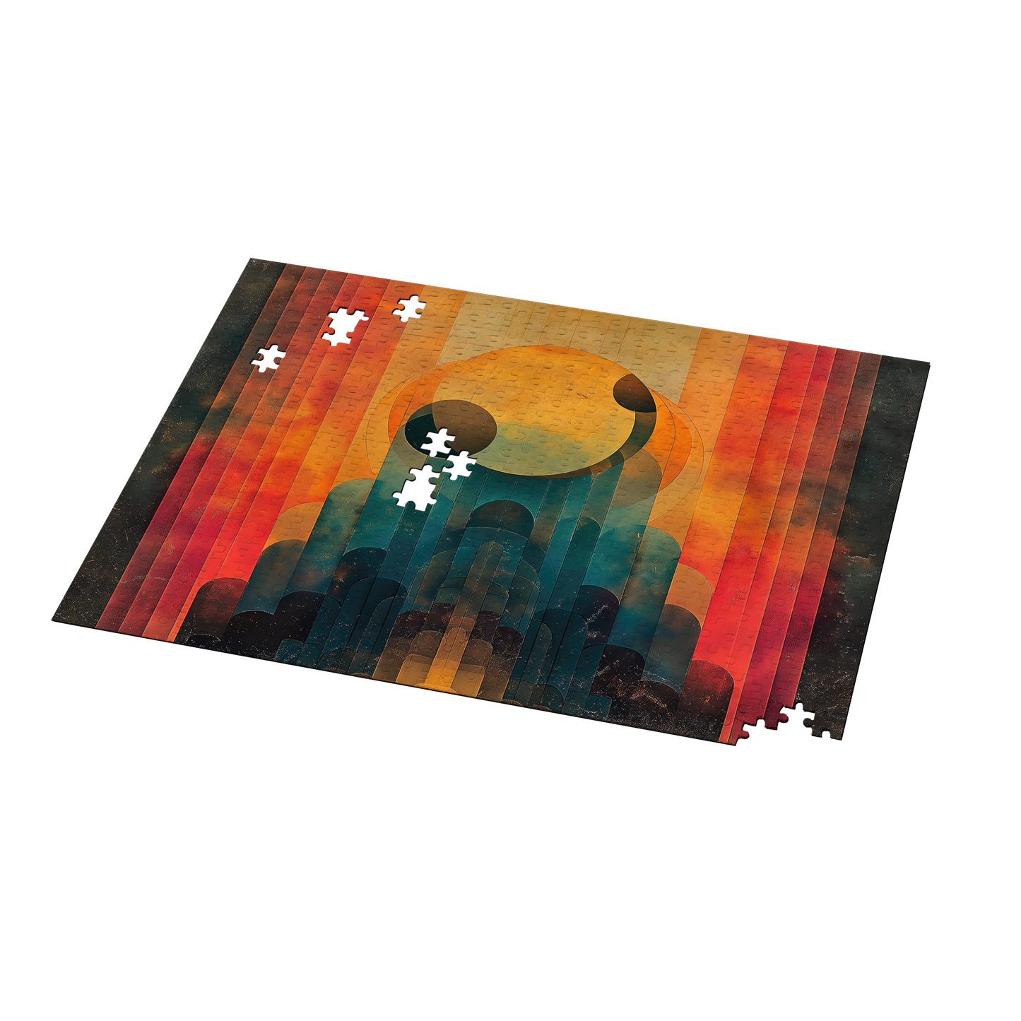 Ecliptic - Premium Jigsaw Puzzle, Vibrant, Sci-fi - Multiple Sizes Available