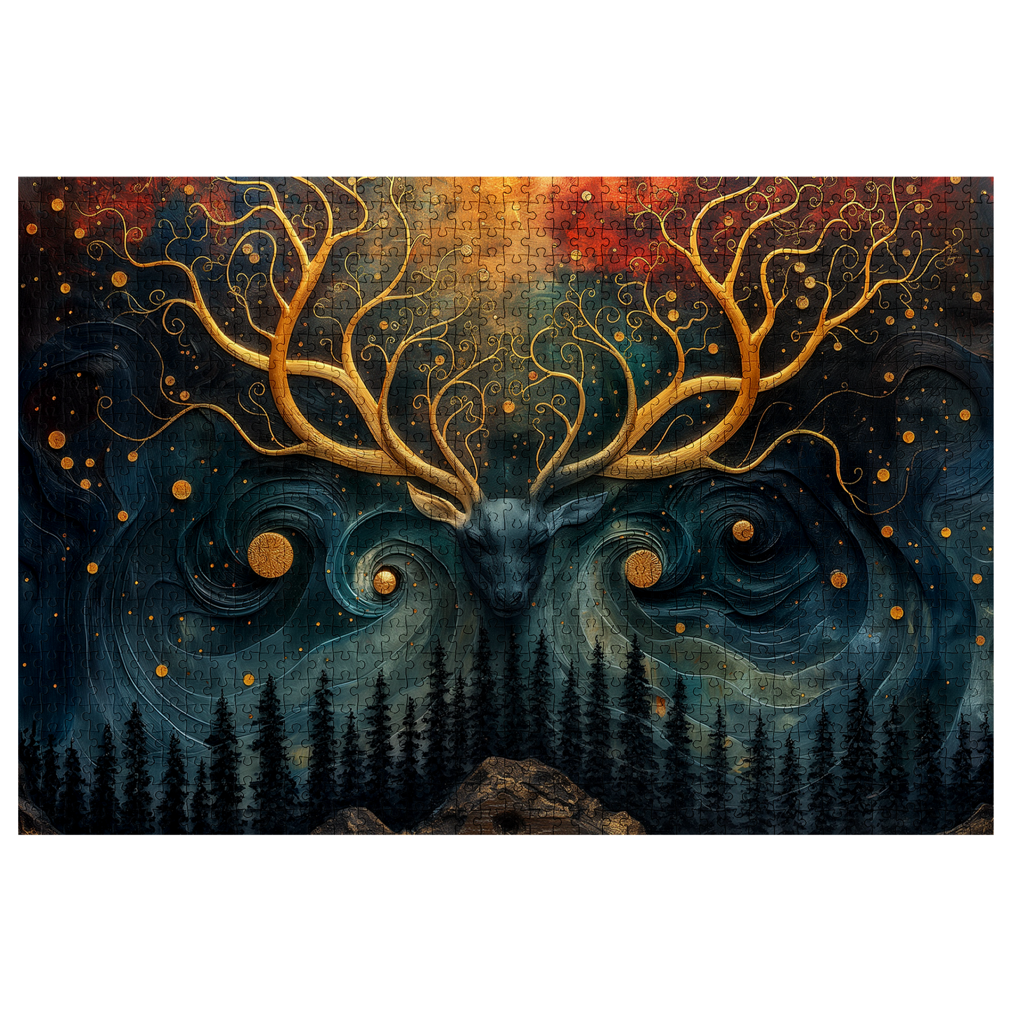 Mythic - Premium Jigsaw Puzzle - Veradnt, Majestic, Guardian - Multiple Sizes Available