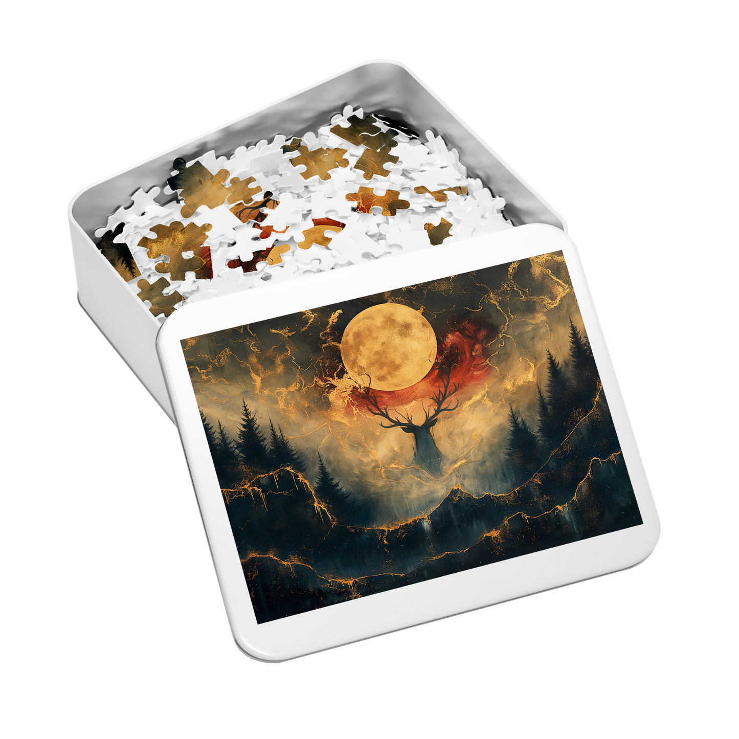 Valley Spirit - Premium Jigsaw Puzzle - Veradnt, Majestic, Lunar, Mystical - Multiple Sizes Available