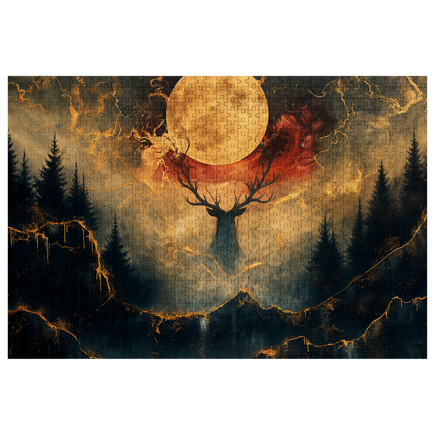 Valley Spirit - Premium Jigsaw Puzzle - Veradnt, Majestic, Lunar, Mystical - Multiple Sizes Available