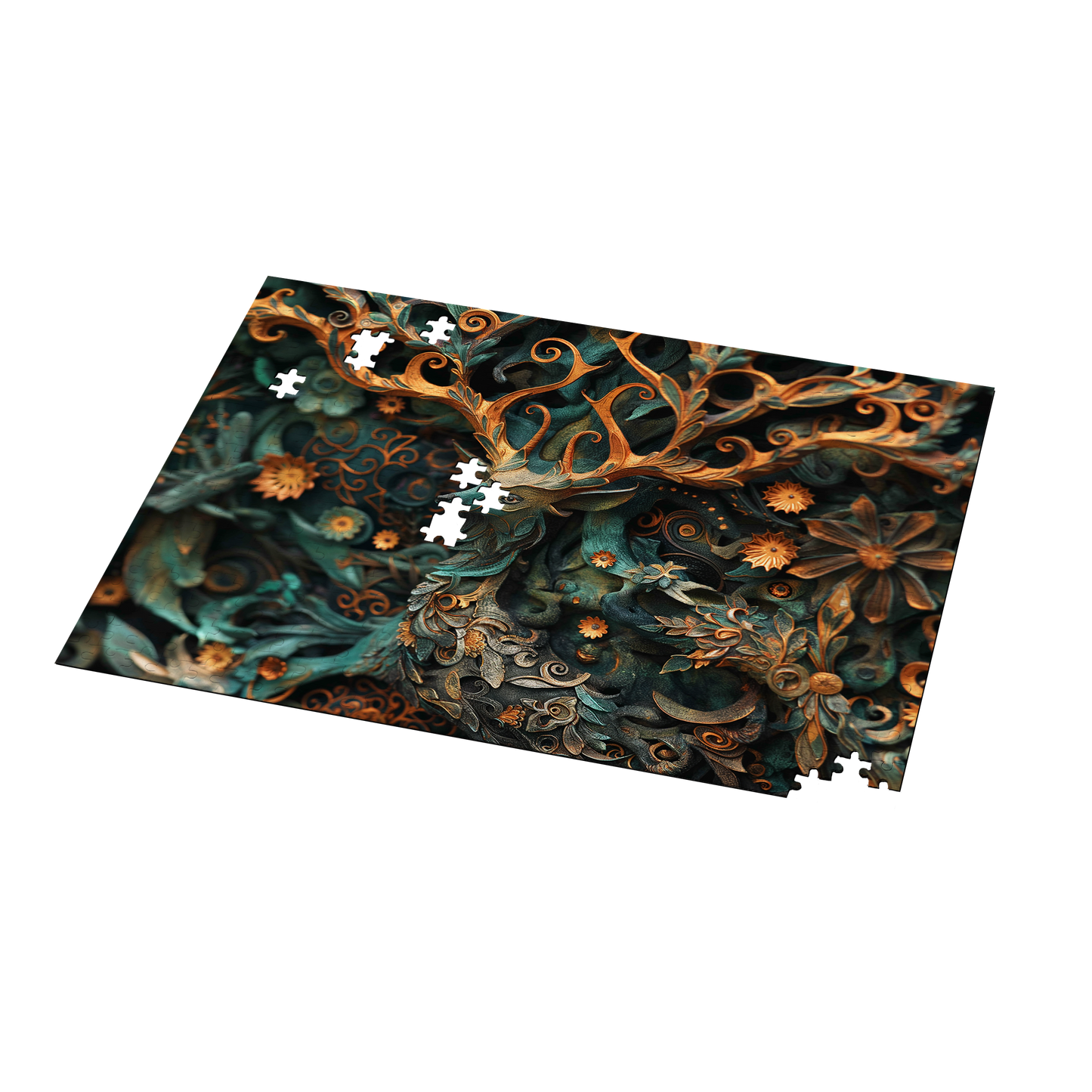 Noble Camouflage 02 - Premium Jigsaw Puzzle, Ornate, Fantasy - Multiple Sizes Available