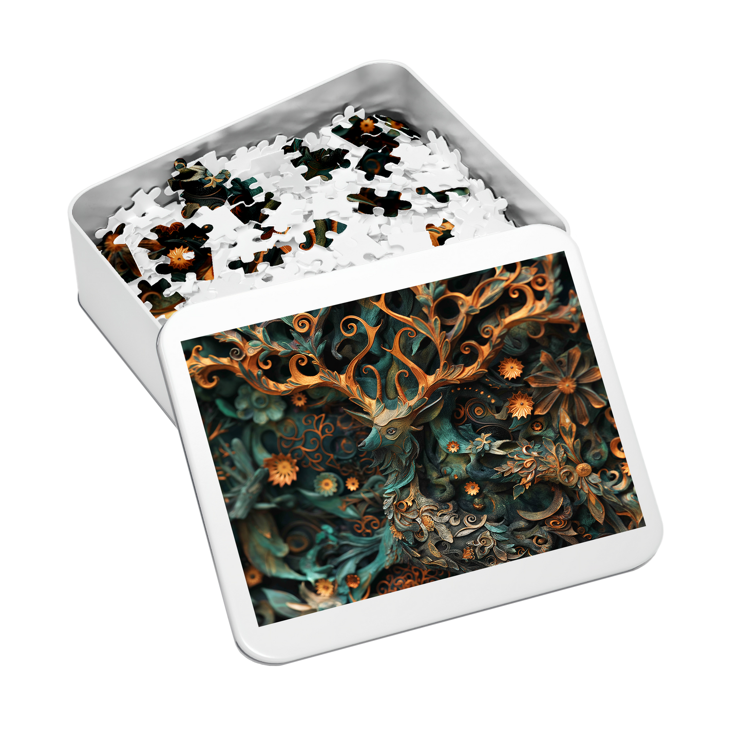 Noble Camouflage 02 - Premium Jigsaw Puzzle, Ornate, Fantasy - Multiple Sizes Available