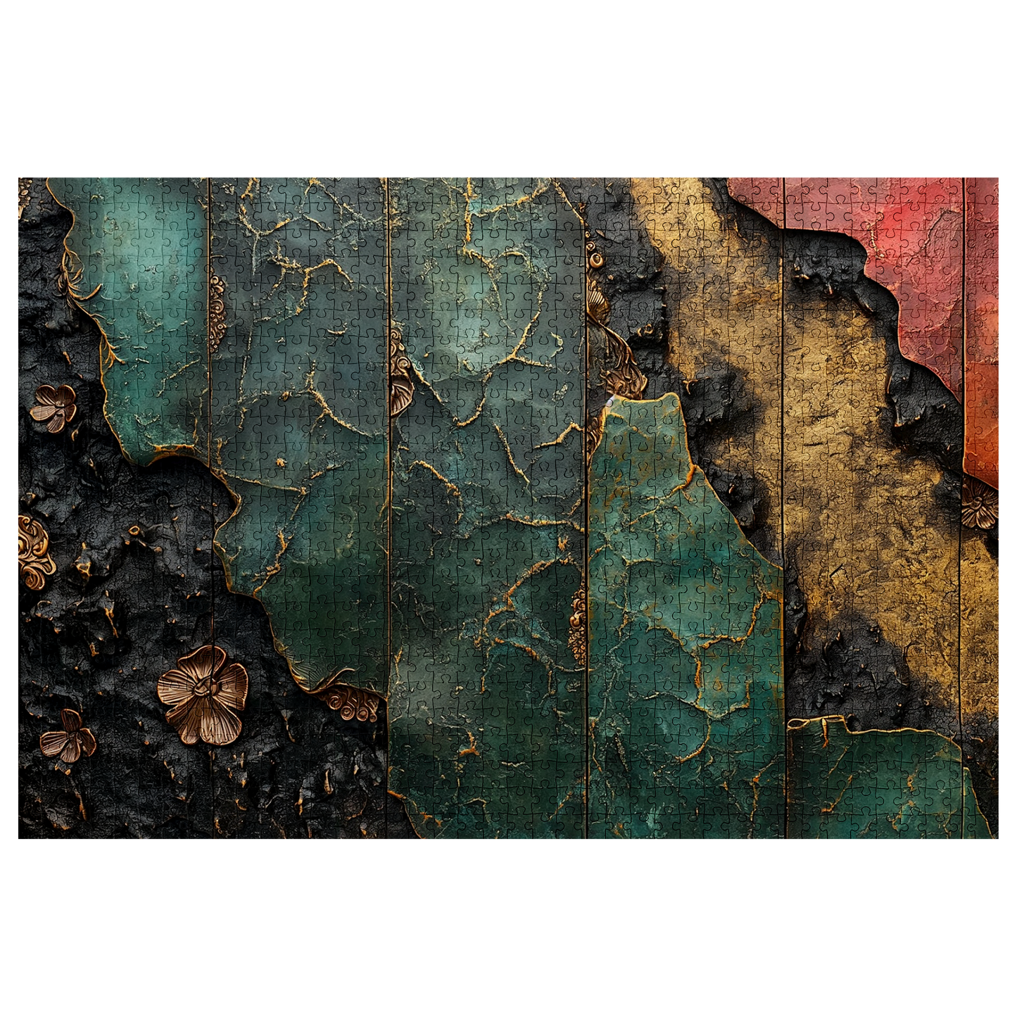 Relief 01 - Premium Jigsaw Puzzle, Ornate, Fantasy - Multiple Sizes Available