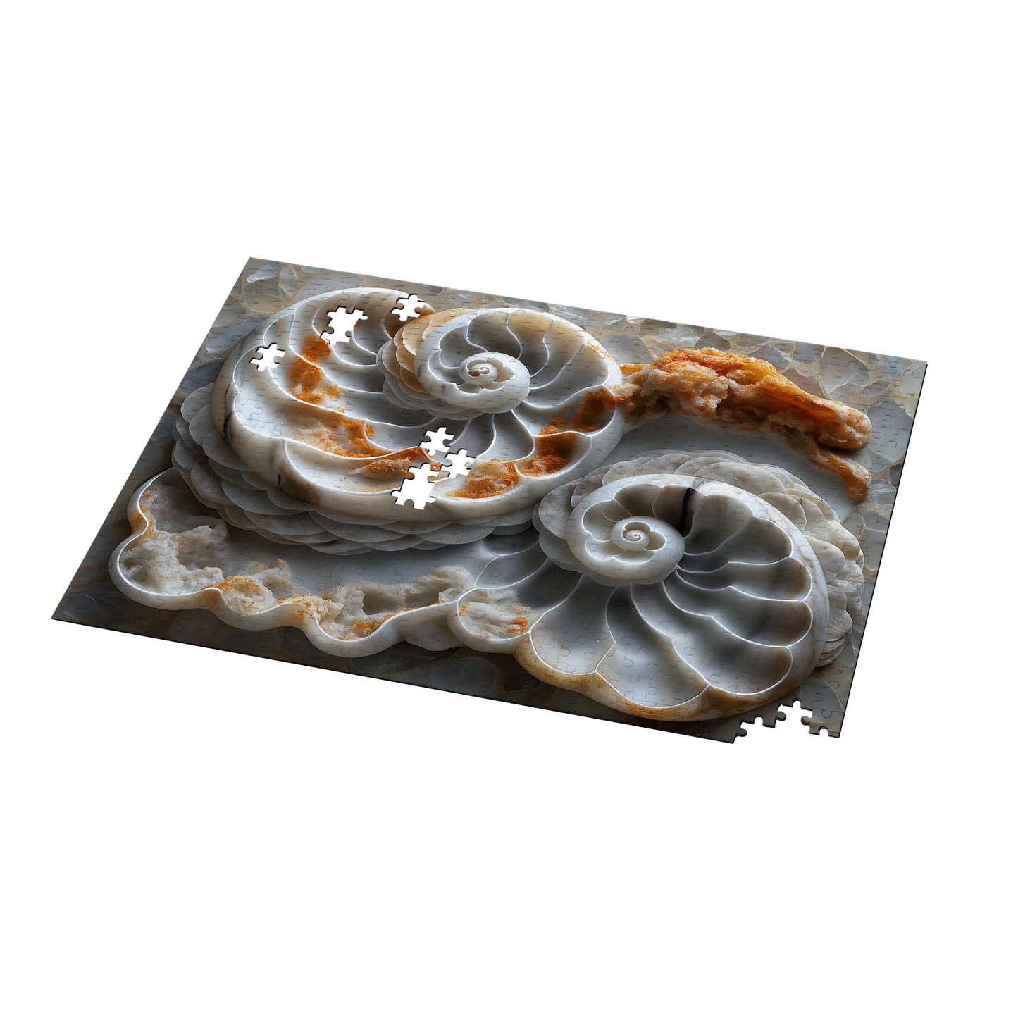 Many Shells - Premium Jigsaw Puzzle, Ornate, Detailed - Multiple Sizes Available
