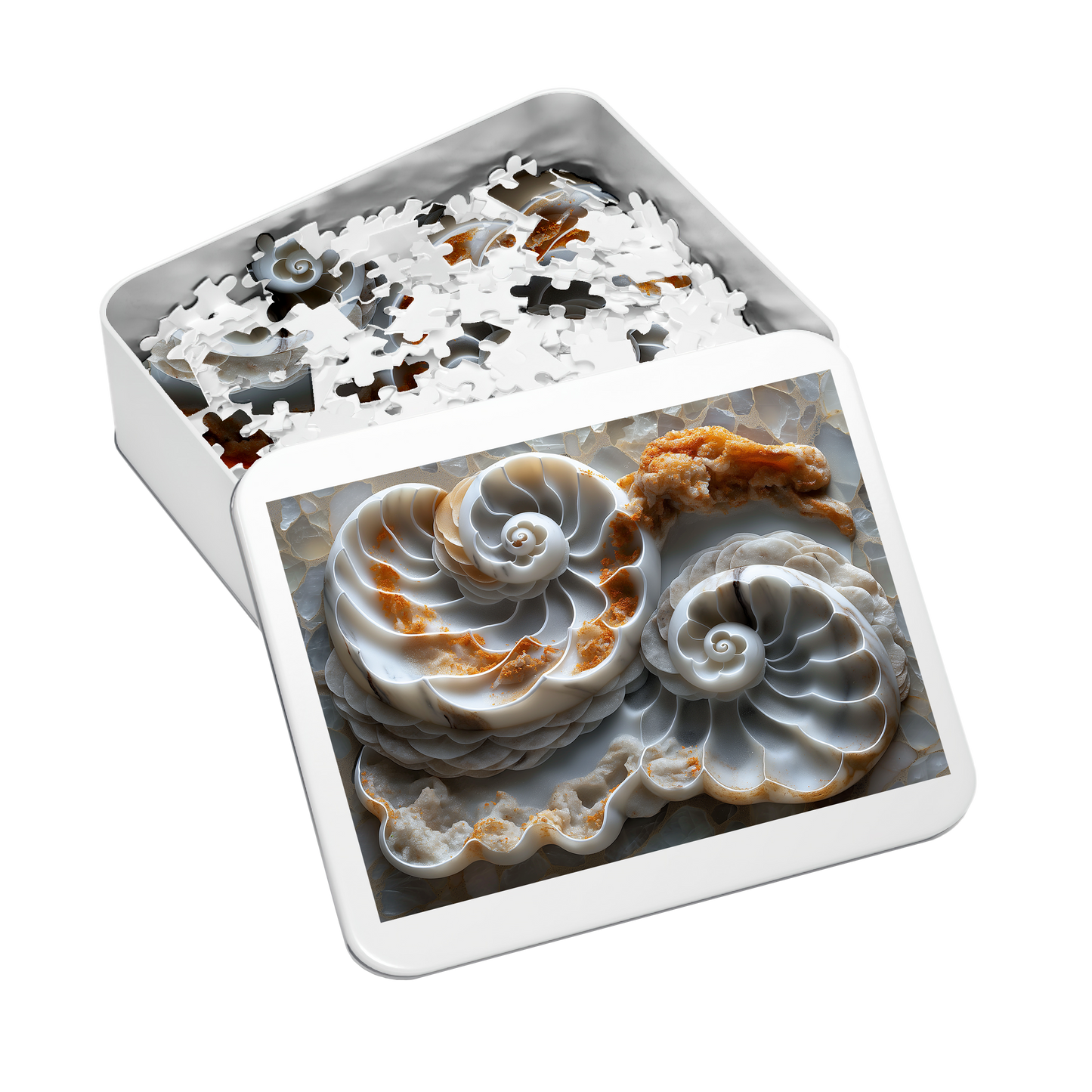 Many Shells - Premium Jigsaw Puzzle, Ornate, Detailed - Multiple Sizes Available