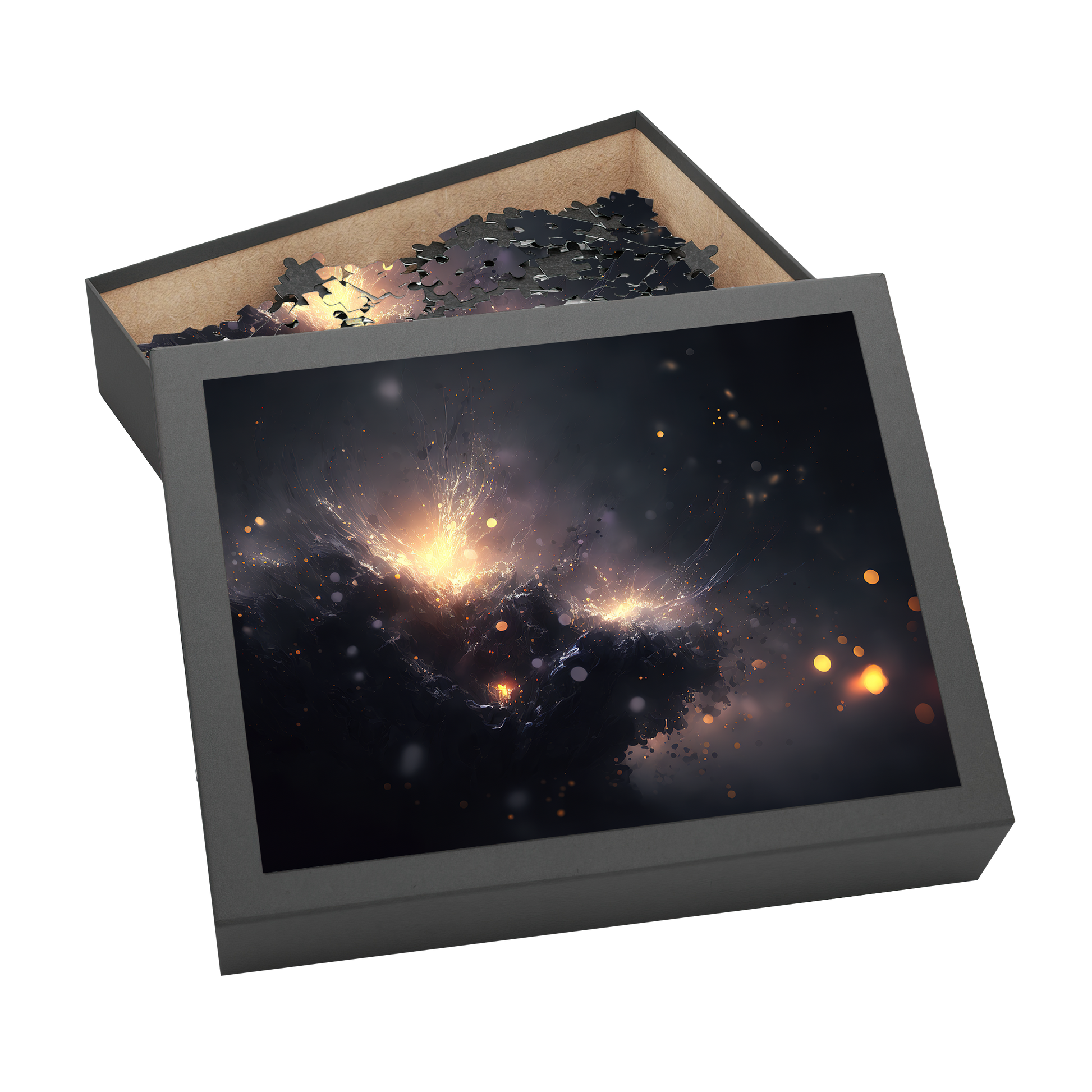 Nebula - Premium Jigsaw Puzzle - Vibrant, Abstract, Celestial, Starscape - Multiple Sizes Available