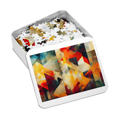 New Geometry - Premium Jigsaw Puzzle - Vibrant, Angular, Colorful - Multiple Sizes Available