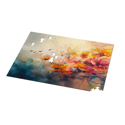 Spring Morning - Premium Jigsaw Puzzle - Colorful, Floral, Vibrant - Multiple Sizes Available