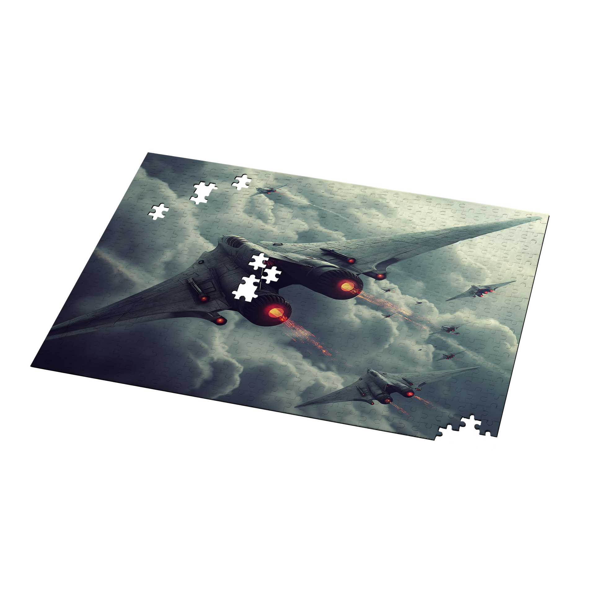 Incoming - Premium Jigsaw Puzzle - Aerial Combat, Action Packed, Futuristic - Multiple Sizes Available