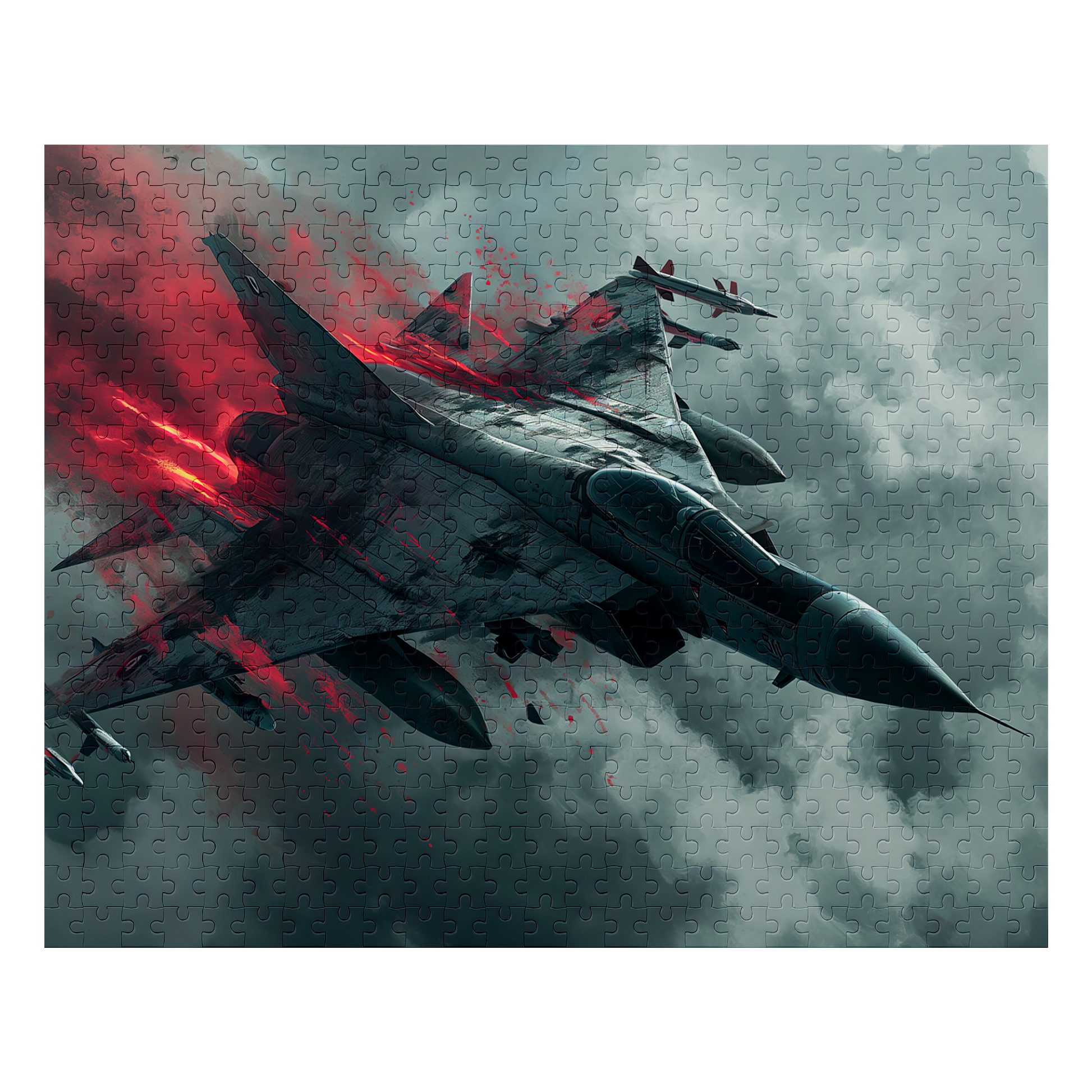 Aftermath - Premium Jigsaw Puzzle - Aerial Combat, Action Packed, Modern - Multiple Sizes Available