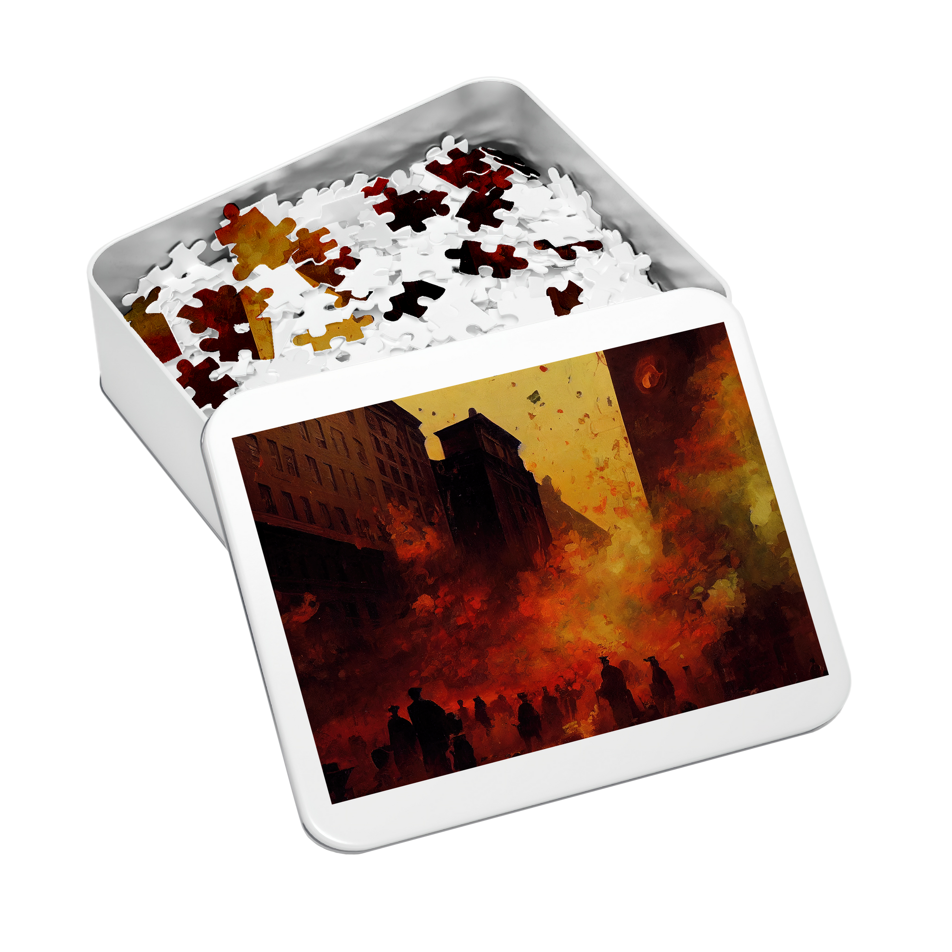 Unrest - Premium Jigsaw Puzzle - Urban, Dynamic, Civic, Riot - Multiple Sizes Available