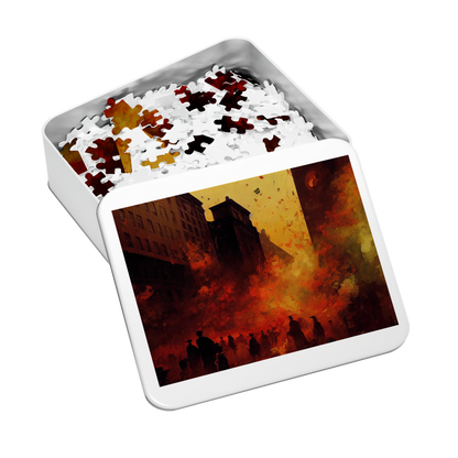 Unrest - Premium Jigsaw Puzzle - Urban, Dynamic, Civic, Riot - Multiple Sizes Available