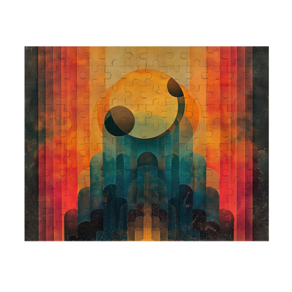 Ecliptic - Premium Jigsaw Puzzle, Vibrant, Sci-fi - Multiple Sizes Available