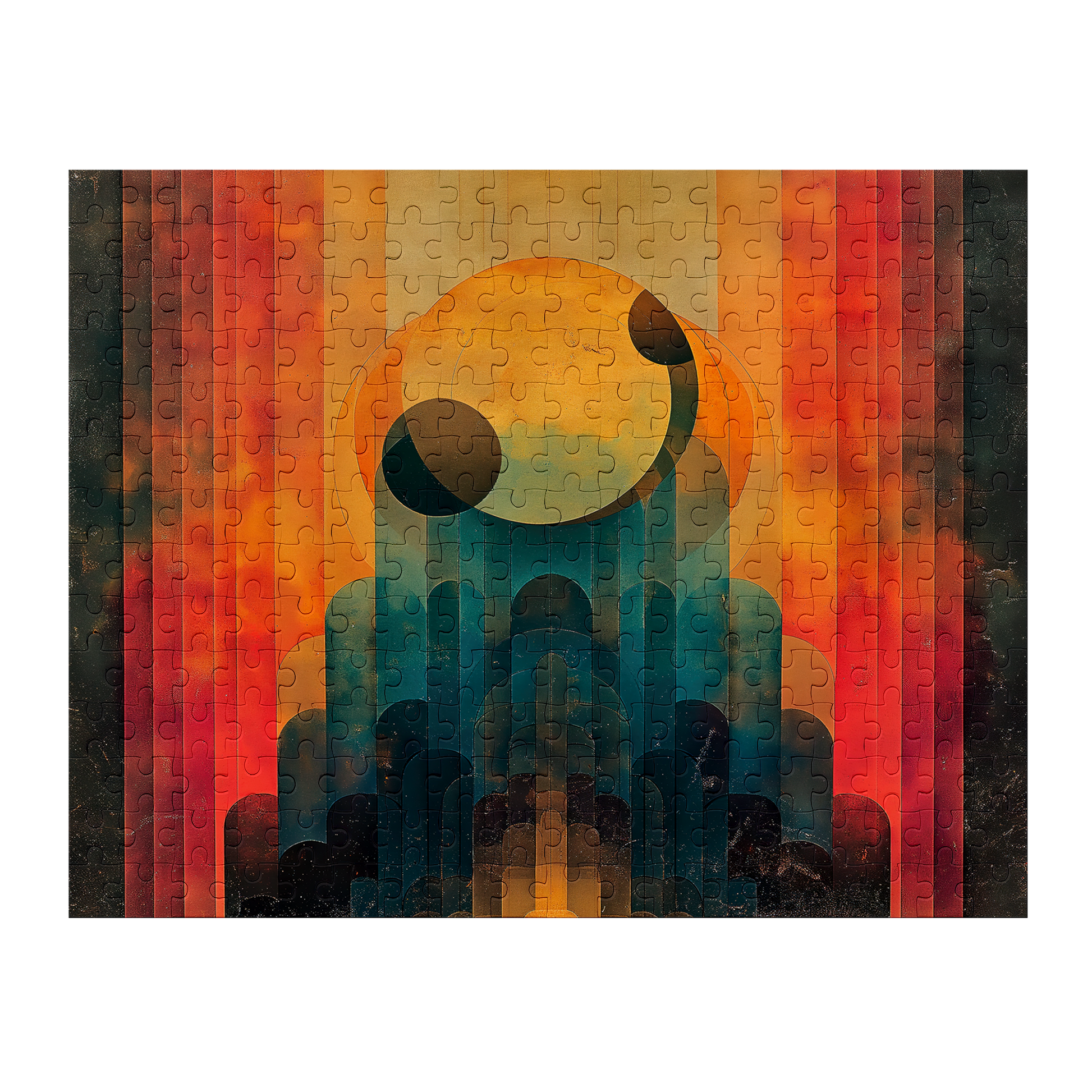 Ecliptic - Premium Jigsaw Puzzle, Vibrant, Sci-fi - Multiple Sizes Available