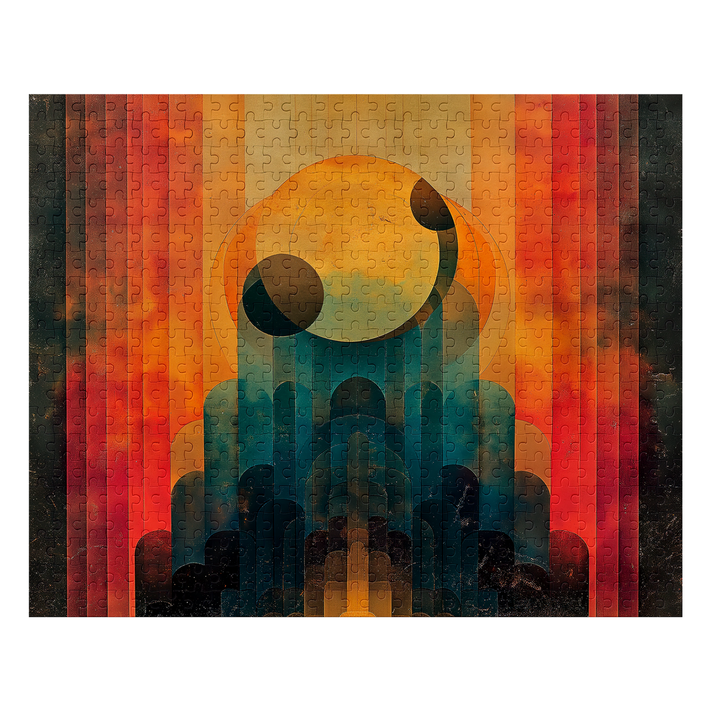 Ecliptic - Premium Jigsaw Puzzle, Vibrant, Sci-fi - Multiple Sizes Available