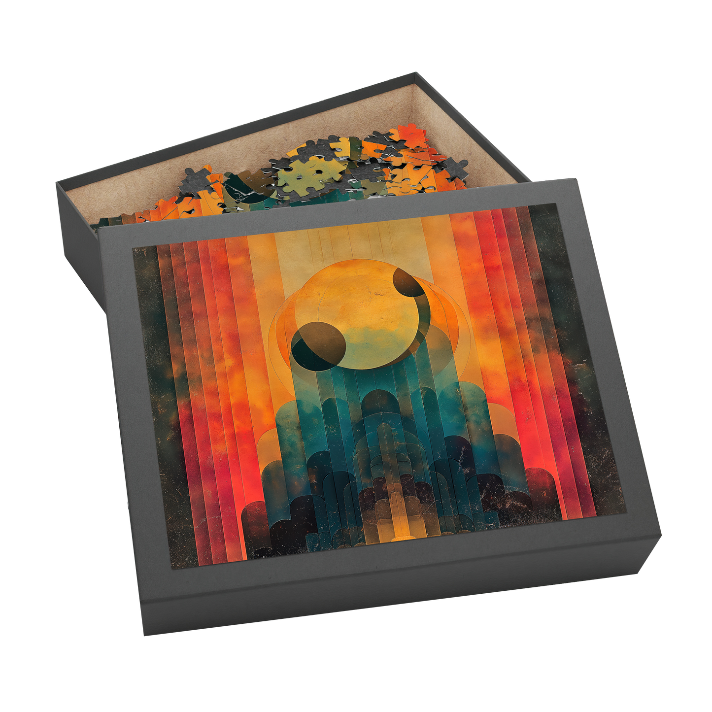 Ecliptic - Premium Jigsaw Puzzle, Vibrant, Sci-fi - Multiple Sizes Available