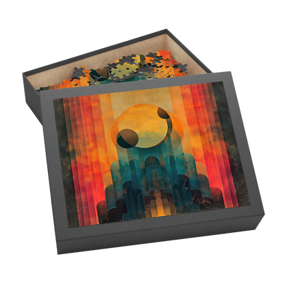 Ecliptic - Premium Jigsaw Puzzle, Vibrant, Sci-fi - Multiple Sizes Available