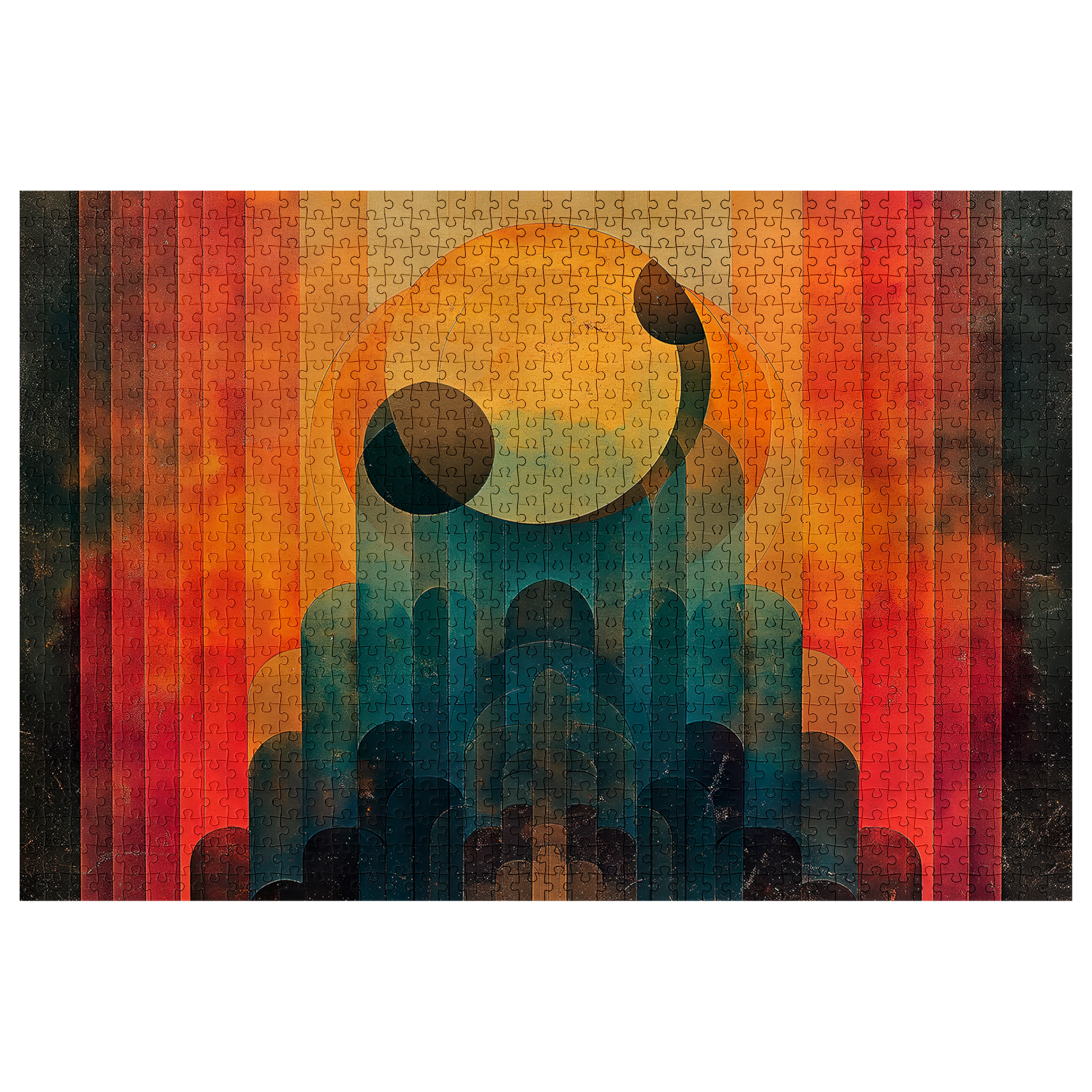 Ecliptic - Premium Jigsaw Puzzle, Vibrant, Sci-fi - Multiple Sizes Available