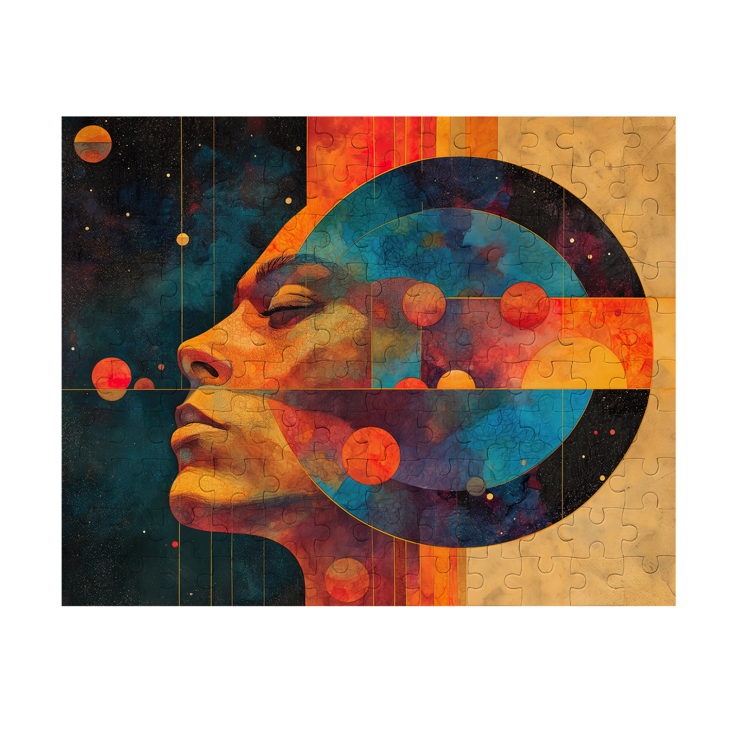 Deep Thought - Premium Jigsaw Puzzle, Vibrant, Sci-fi - Multiple Sizes Available