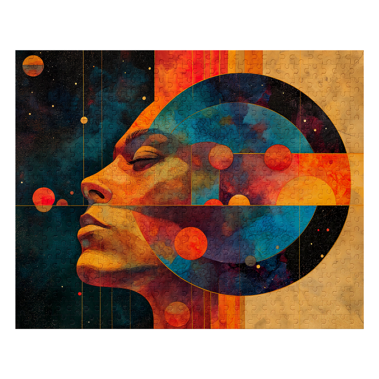 Deep Thought - Premium Jigsaw Puzzle, Vibrant, Sci-fi - Multiple Sizes Available