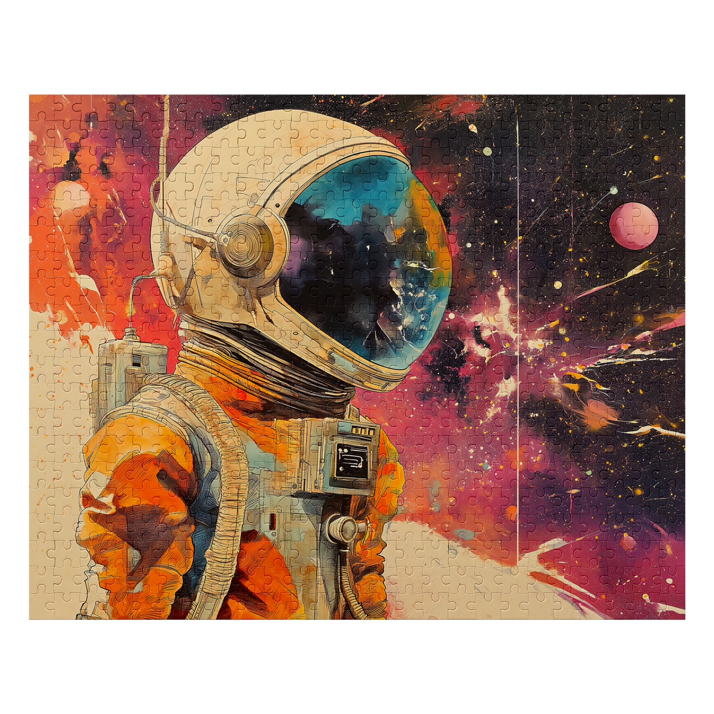 Wandering - Premium Jigsaw Puzzle, Vibrant, Sci-fi Multiple Sizes Available