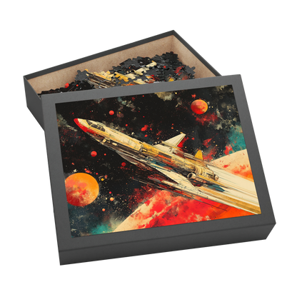 Heavy Lifter - Premium Jigsaw Puzzle, Vibrant, Sci-fi - Multiple Sizes Available