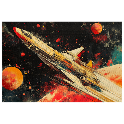 Heavy Lifter - Premium Jigsaw Puzzle, Vibrant, Sci-fi - Multiple Sizes Available
