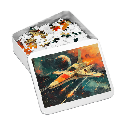 Star Fighter - Premium Jigsaw Puzzle, Vibrant, Sci-fi - Multiple Sizes Available