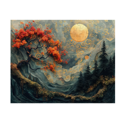 Spiral Sky - Premium Jigsaw Puzzle, Mythical, Fantasy, Landscape - Multiple Sizes Available