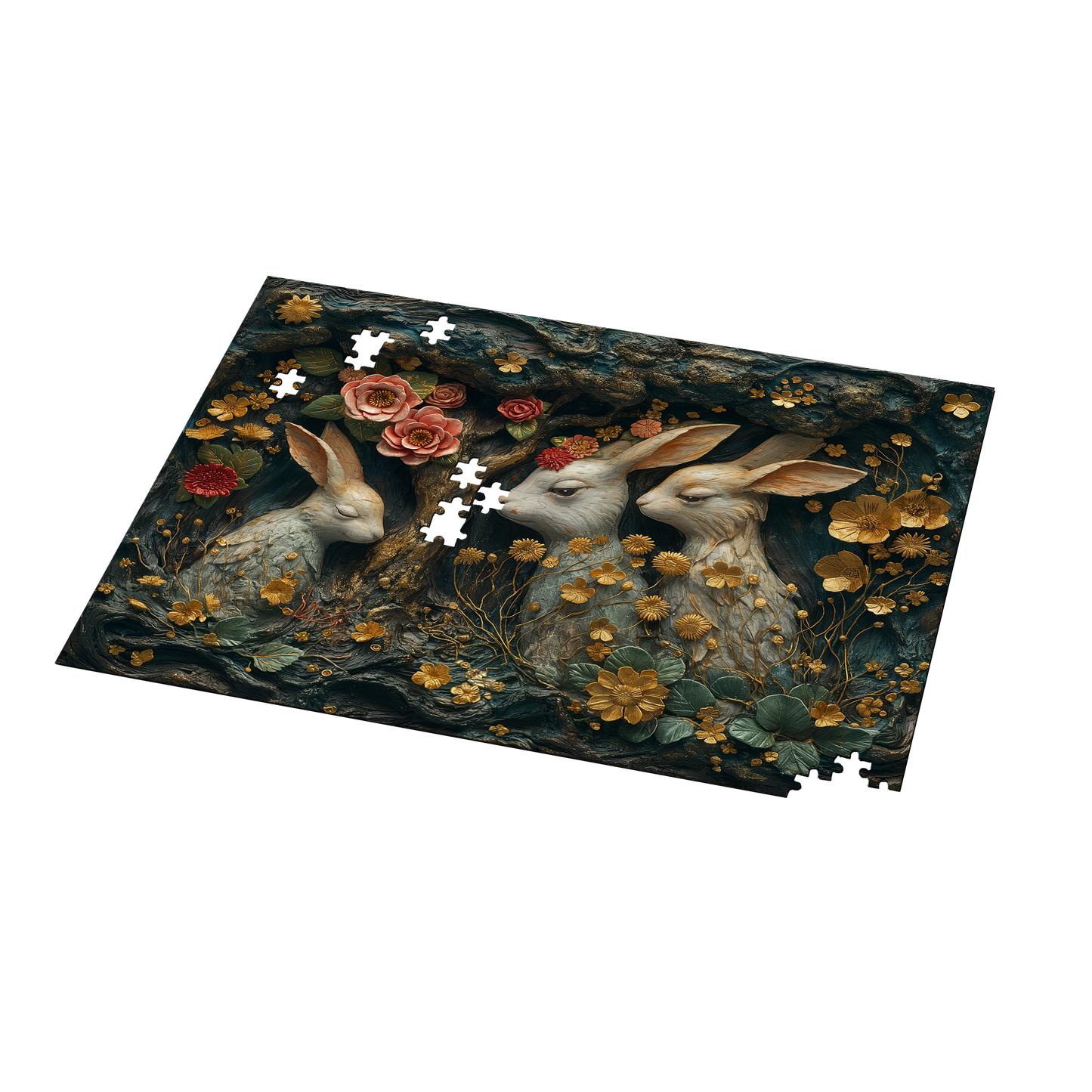 Offspring - Premium Jigsaw Puzzle - Ornate, Elegant, Diorama, Parents - Multiple Sizes Available