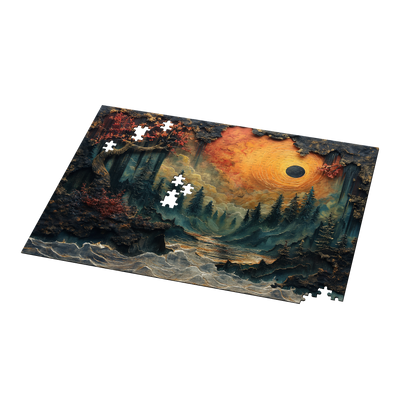 River Run - Premium Jigsaw Puzzle - Ornate, Fantasy, Dark Sun - Multiple Sizes Available