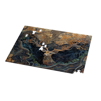 Guardian Groves - Premium Jigsaw Puzzle - Veradnt, Majestic, Curious - Multiple Sizes Available
