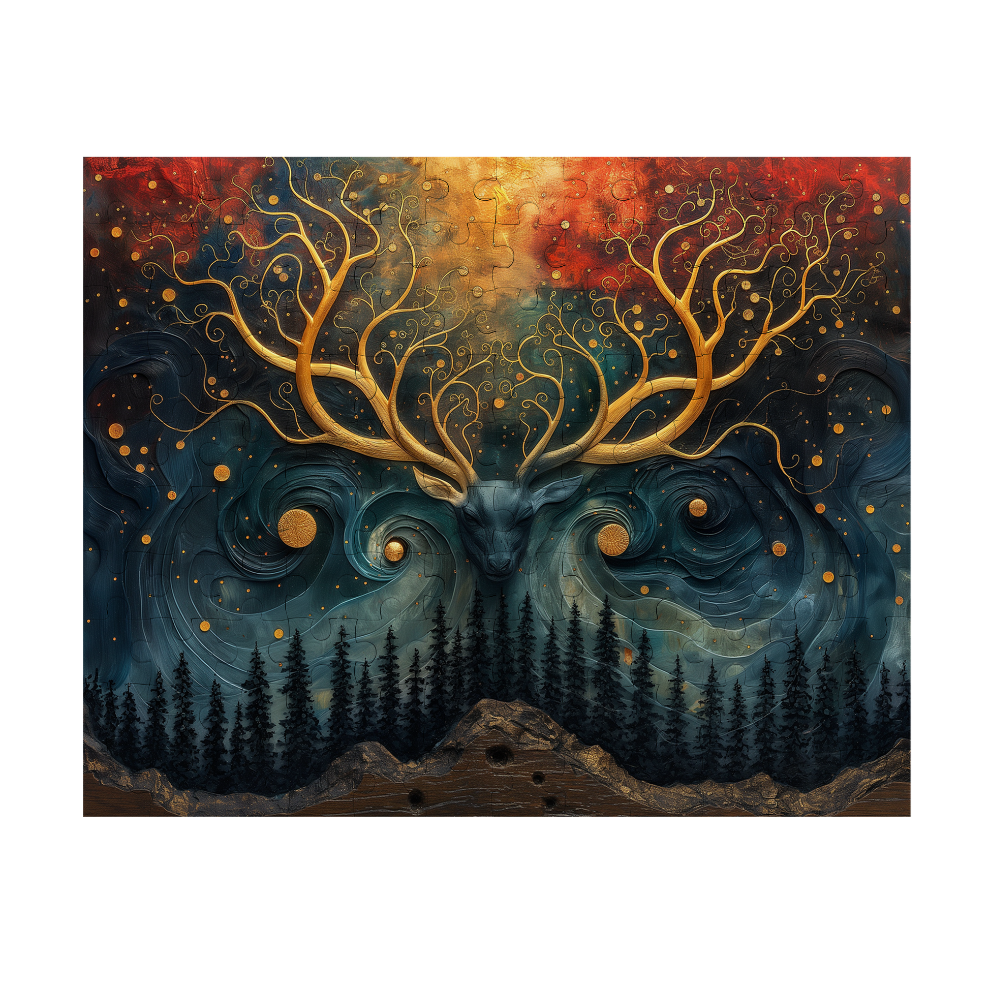 Mythic - Premium Jigsaw Puzzle - Veradnt, Majestic, Guardian - Multiple Sizes Available