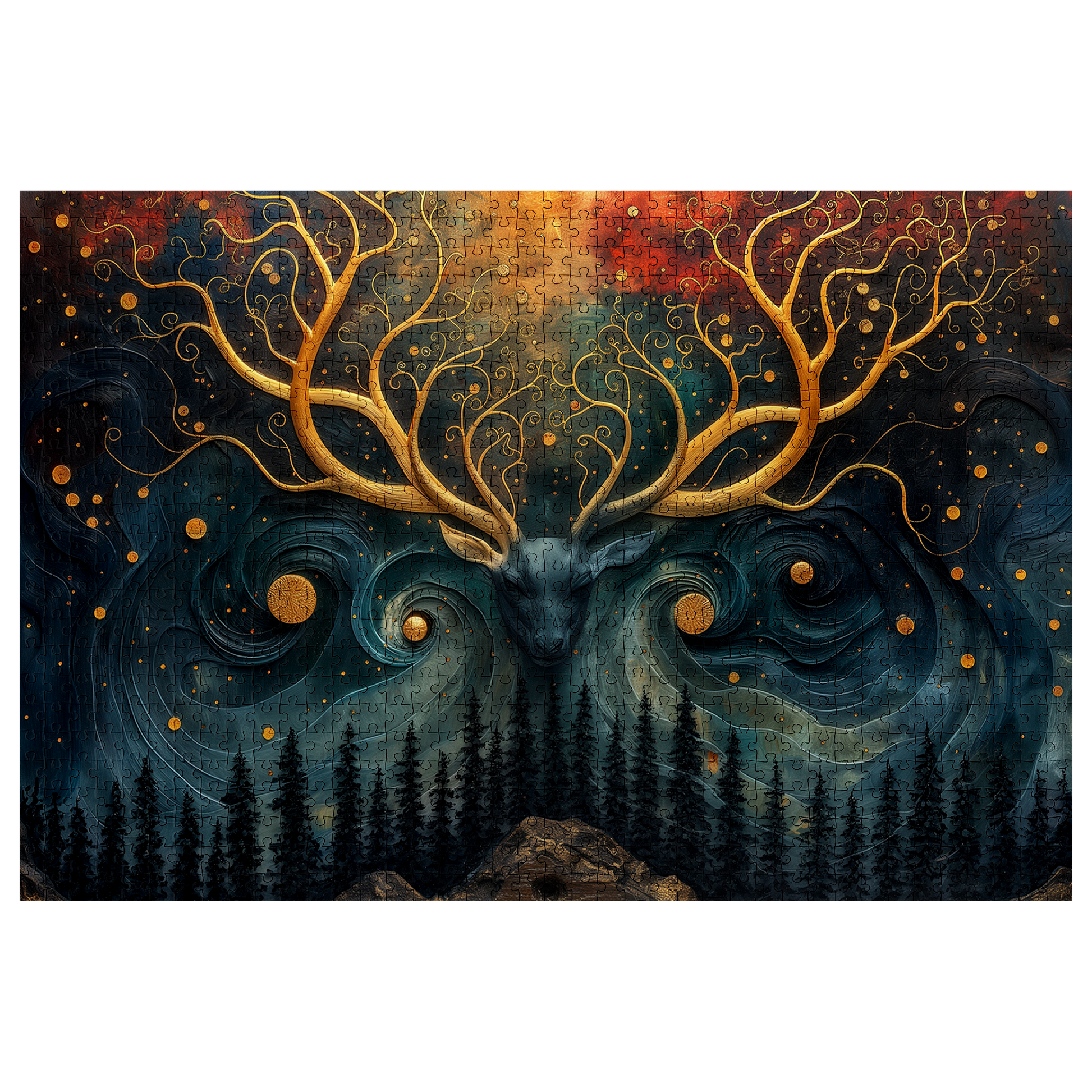 Mythic - Premium Jigsaw Puzzle - Veradnt, Majestic, Guardian - Multiple Sizes Available