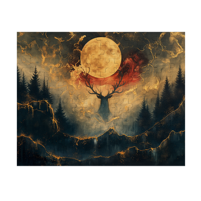 Valley Spirit - Premium Jigsaw Puzzle - Veradnt, Majestic, Lunar, Mystical - Multiple Sizes Available