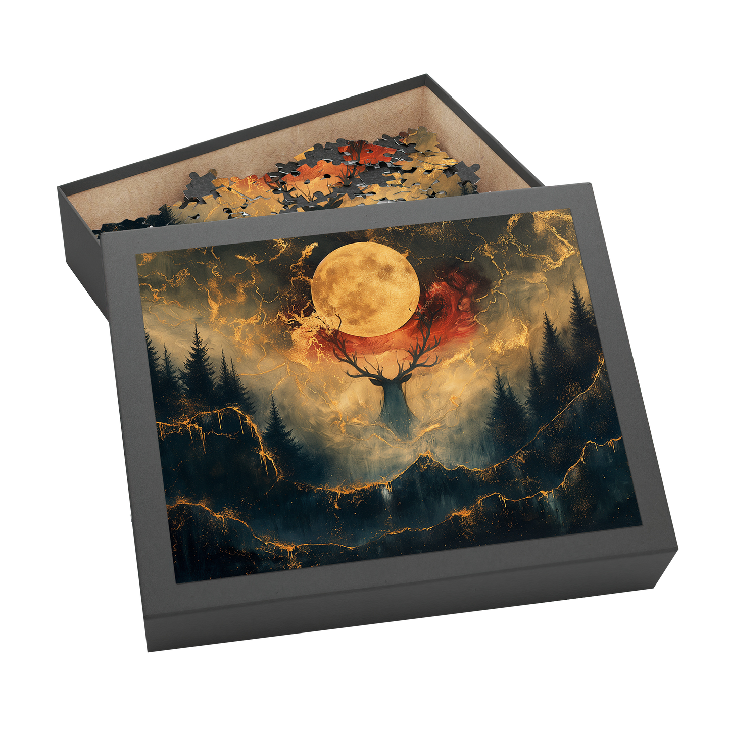 Valley Spirit - Premium Jigsaw Puzzle - Veradnt, Majestic, Lunar, Mystical - Multiple Sizes Available