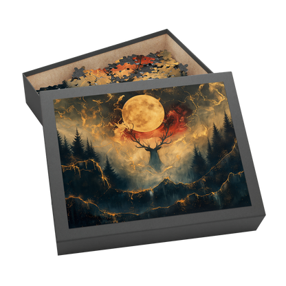 Valley Spirit - Premium Jigsaw Puzzle - Veradnt, Majestic, Lunar, Mystical - Multiple Sizes Available