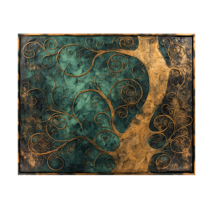 Natures Frame 07 - Premium Jigsaw Puzzle, Antique, Carving - Multiple Sizes Available