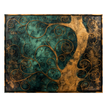 Natures Frame 07 - Premium Jigsaw Puzzle, Antique, Carving - Multiple Sizes Available
