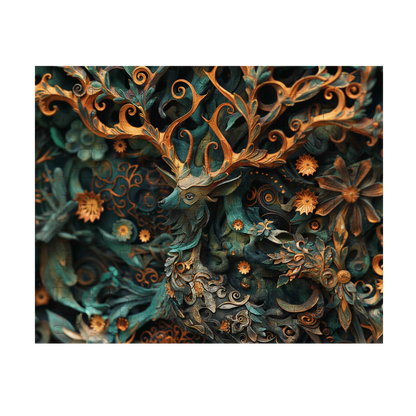 Noble Camouflage 02 - Premium Jigsaw Puzzle, Ornate, Fantasy - Multiple Sizes Available