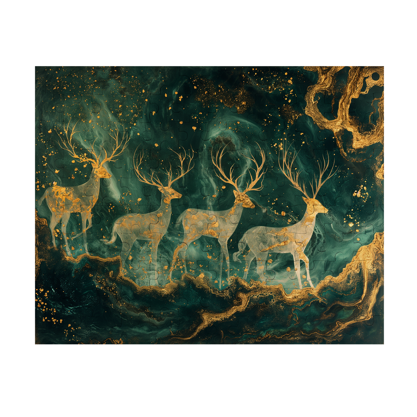 Stellar Hart 01 - Premium Jigsaw Puzzle, Constellation, Celestial, Fantasy - Multiple Sizes Available