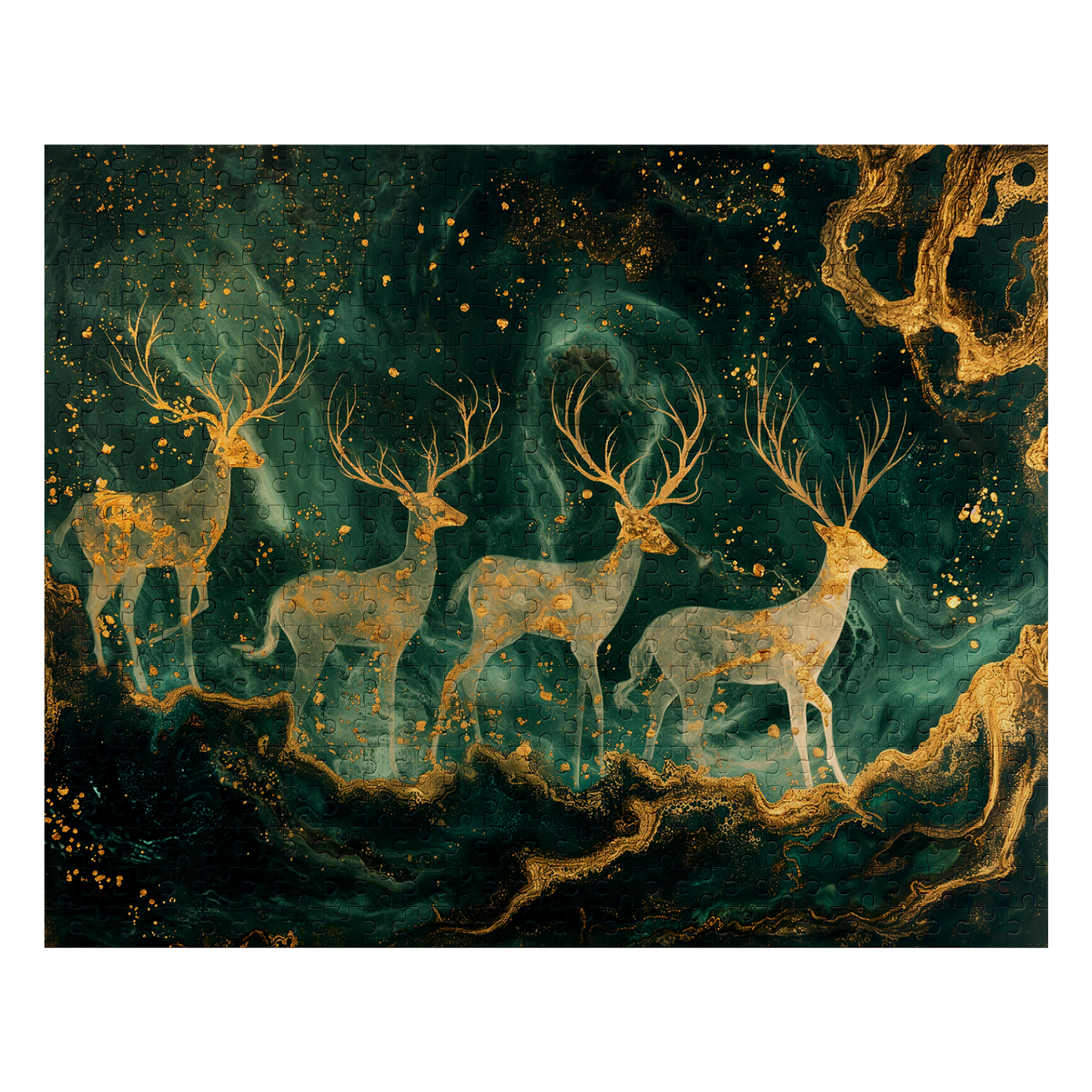 Stellar Hart 01 - Premium Jigsaw Puzzle, Constellation, Celestial, Fantasy - Multiple Sizes Available