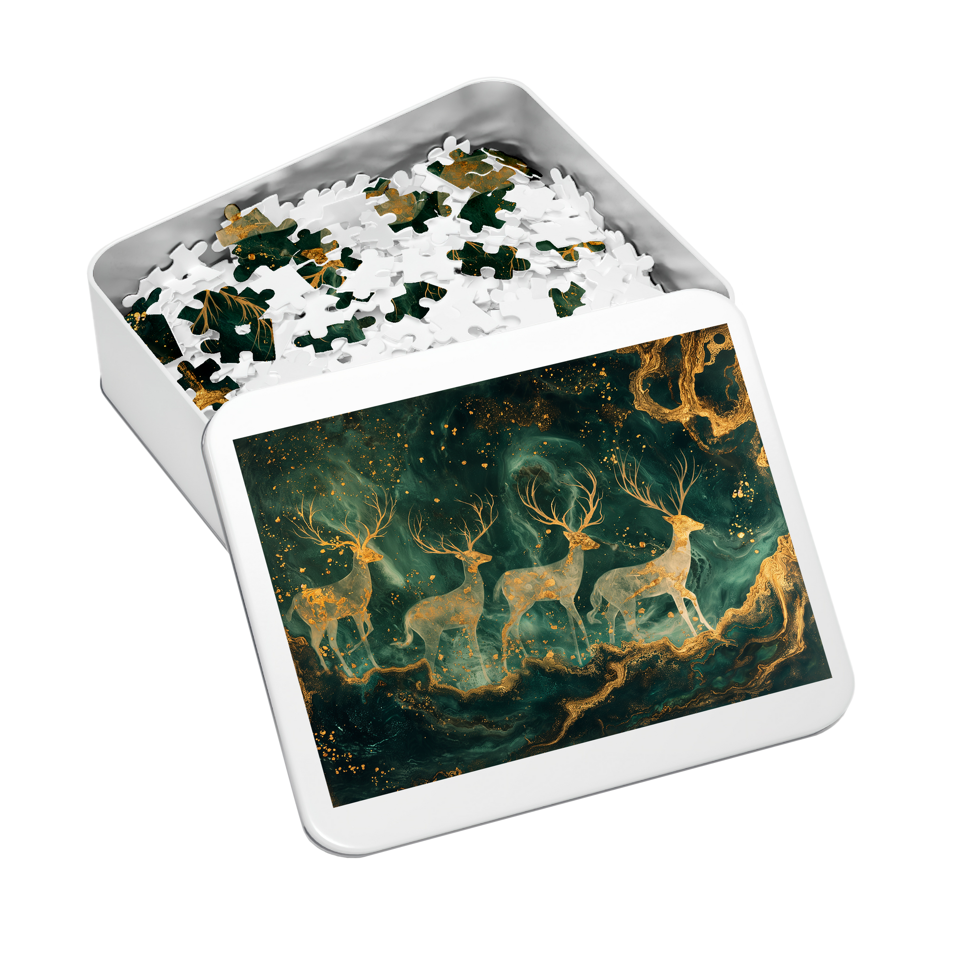 Stellar Hart 01 - Premium Jigsaw Puzzle, Constellation, Celestial, Fantasy - Multiple Sizes Available