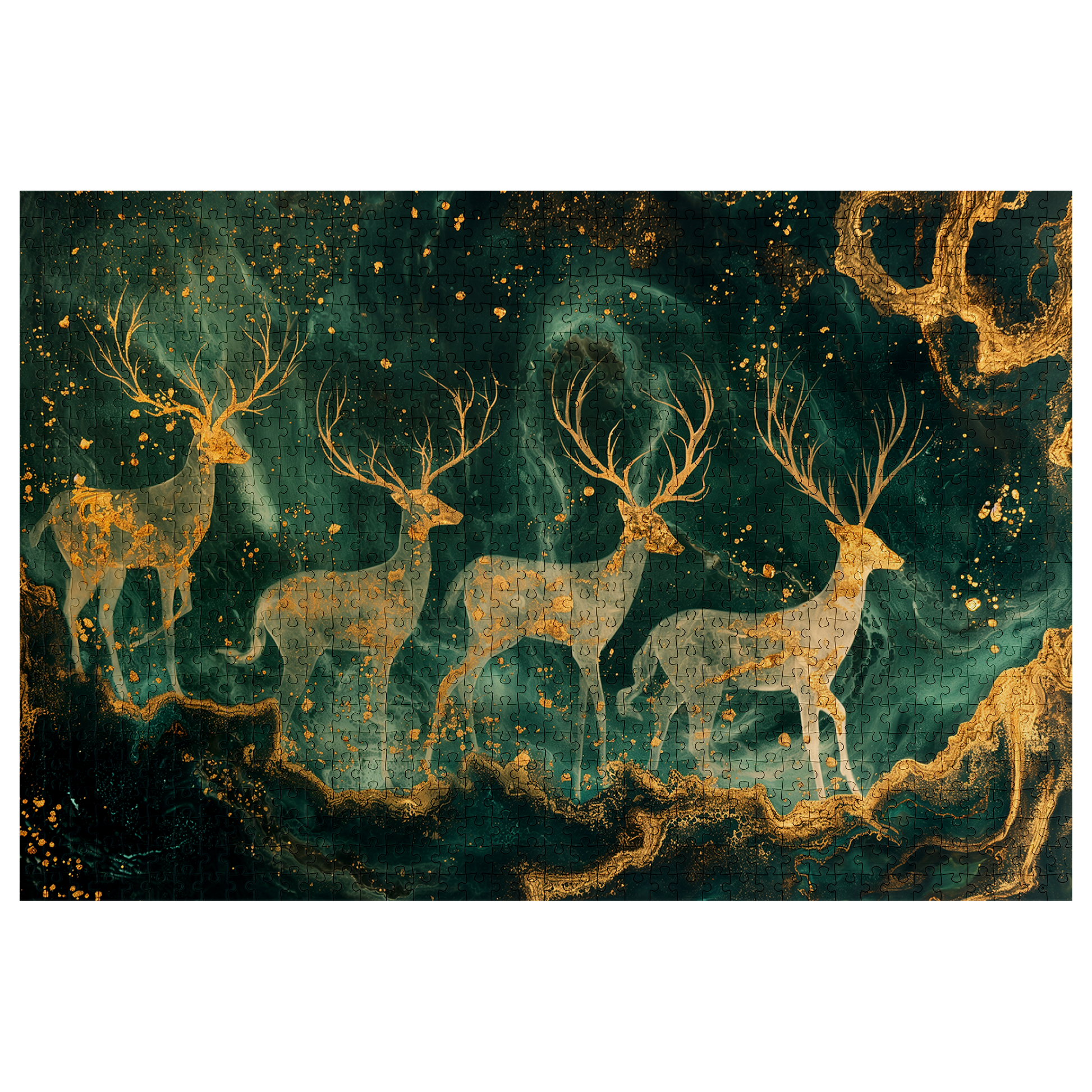 Stellar Hart 01 - Premium Jigsaw Puzzle, Constellation, Celestial, Fantasy - Multiple Sizes Available
