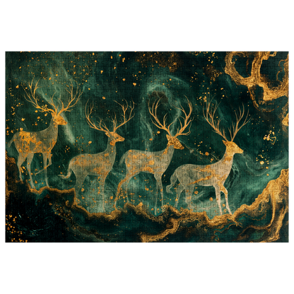 Stellar Hart 01 - Premium Jigsaw Puzzle, Constellation, Celestial, Fantasy - Multiple Sizes Available