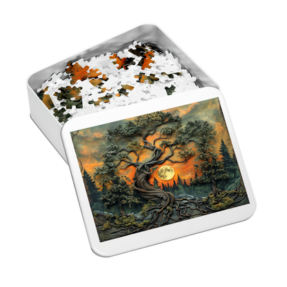 World Tree 01 - Premium Jigsaw Puzzle, Ornate, Fantasy - Multiple Sizes Available