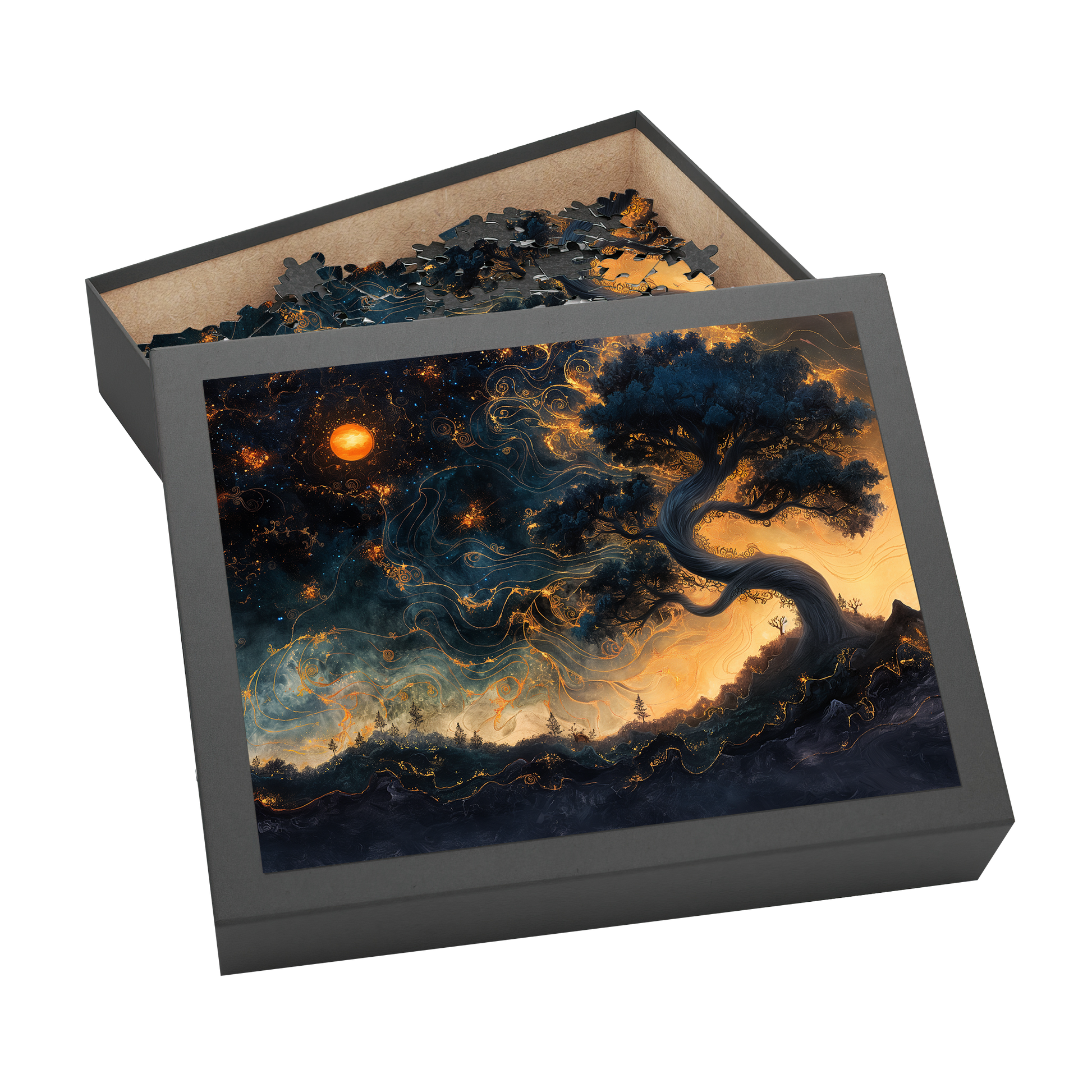 World Tree 03 - Premium Jigsaw Puzzle, Ornate, Fantasy - Multiple Sizes Available